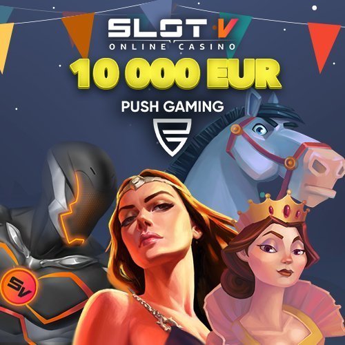 Турниры на €40000 в SlotV (3-12/04) +лотерея €10000 + 25FS